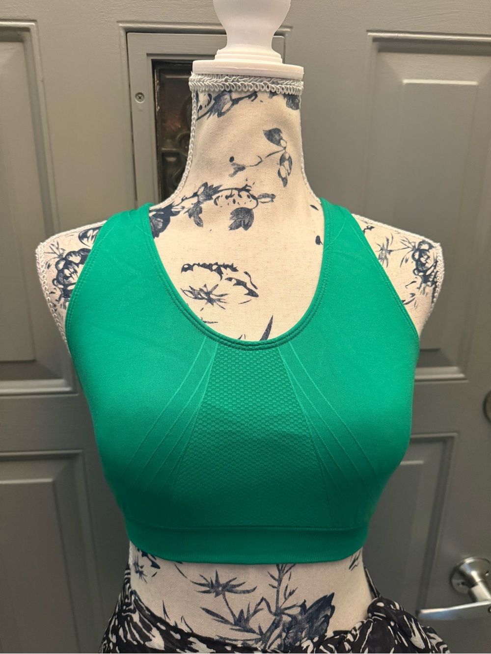 Green Pro-Fit Medium sports bra